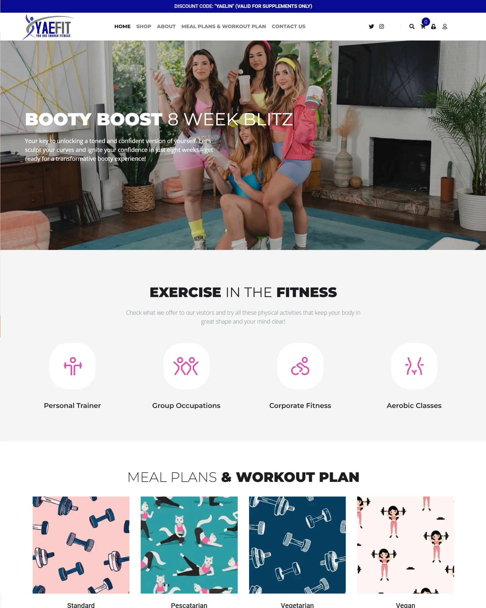You Are Enough Fitness Portfolio